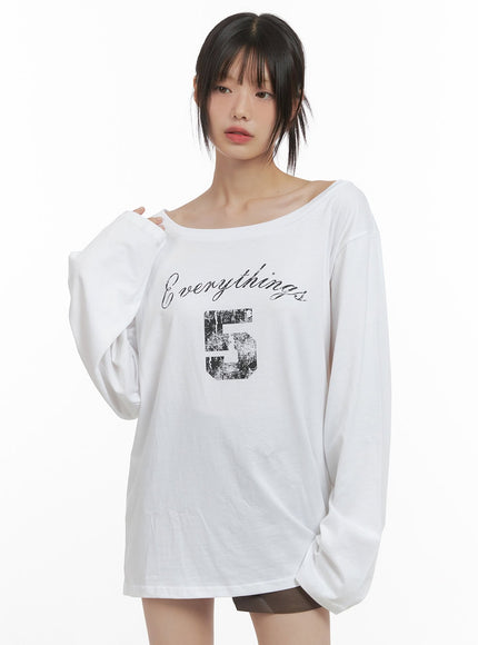 comfy-cotton-graphic-tee-cs412 / White