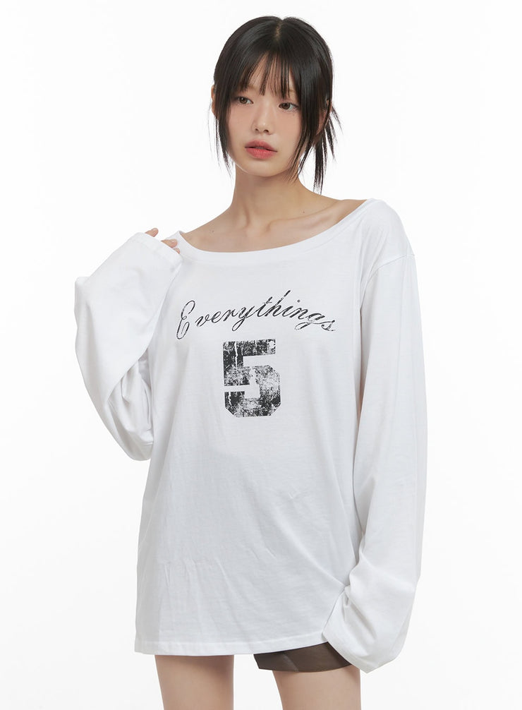 comfy-cotton-graphic-tee-cs412 / White