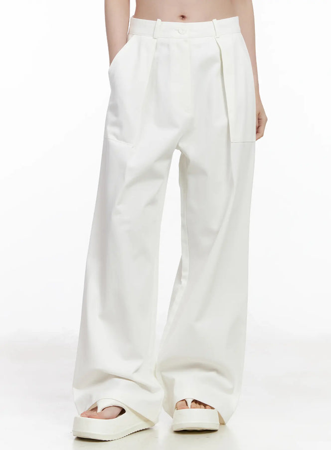 high-waist-wide-leg-trousers-ca510 / White