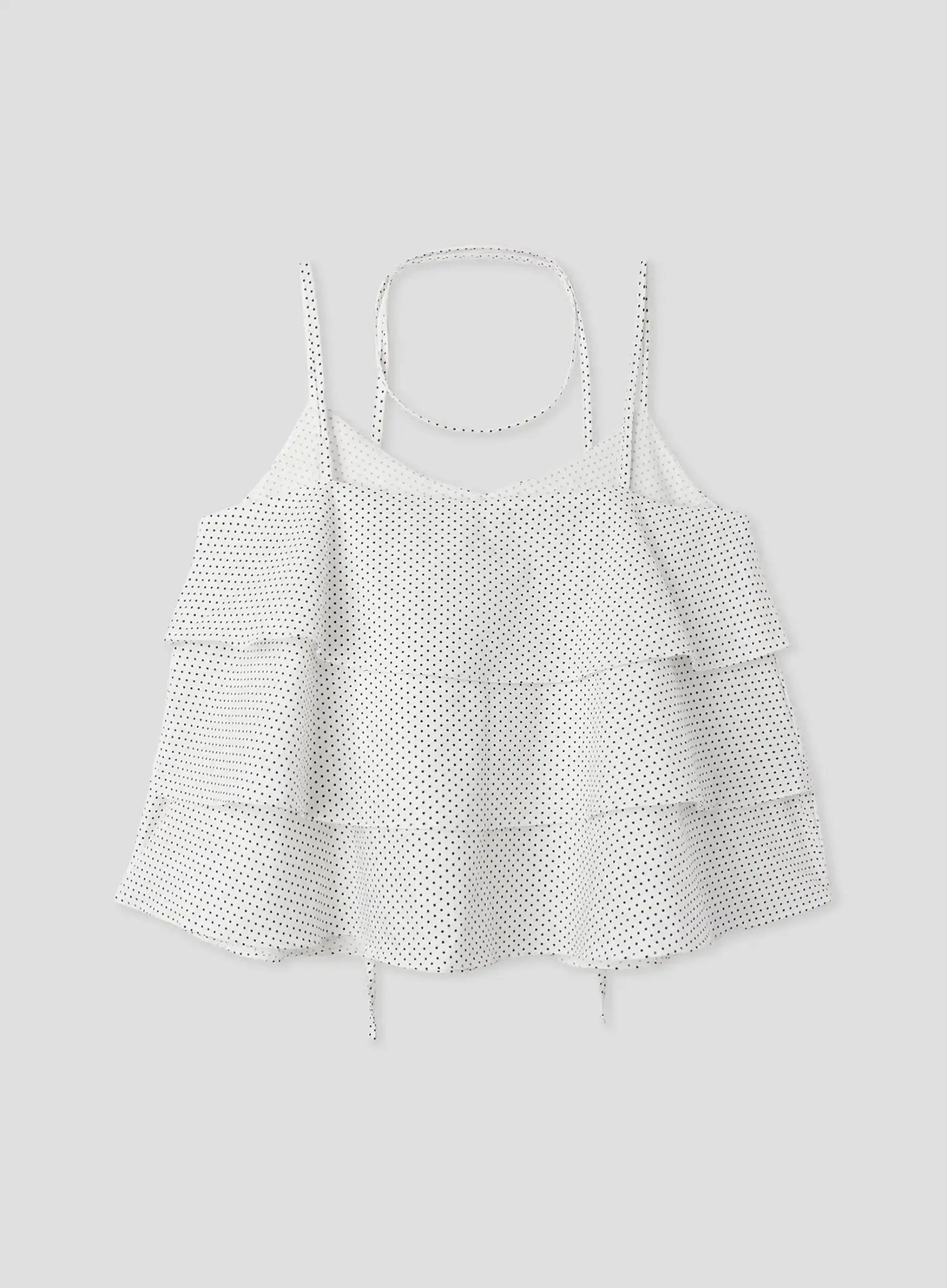 polka-dot-ruffle-cami-iu526