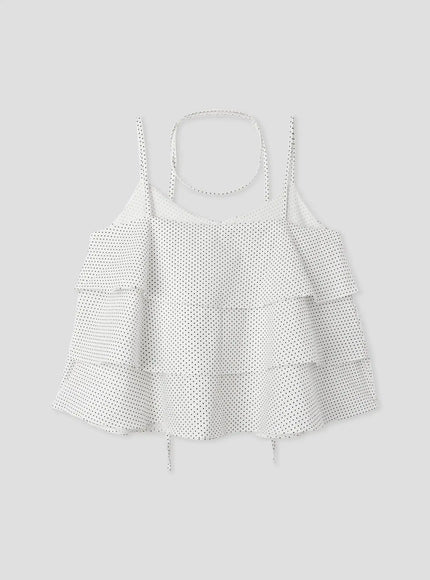 polka-dot-ruffle-cami-iu526