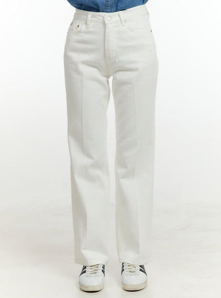 cotton-solid-straight-leg-pants-ol423