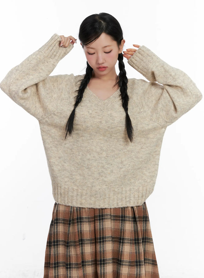 v-neck-long-sleeve-sweater-cn528