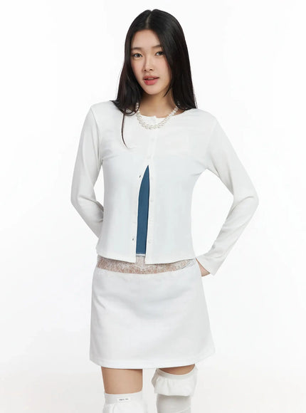 elegant-round-neck-lace-trim-cardigan-im530