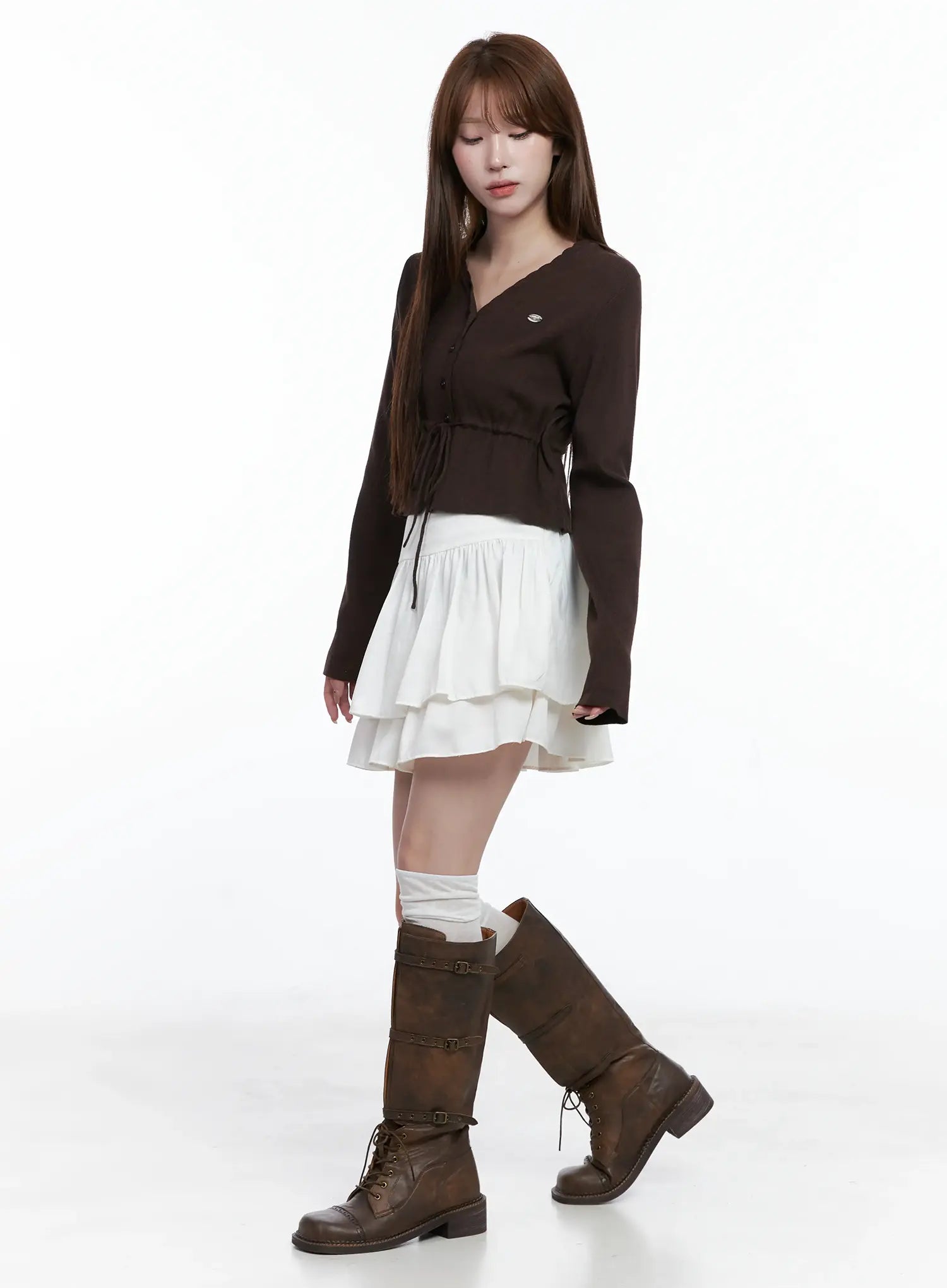 v-neck-lace-strap-cardigan-cs501