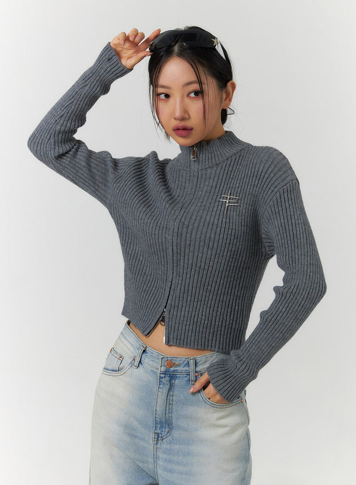 turtle-neck-knit-zip-up-sweater-cf405