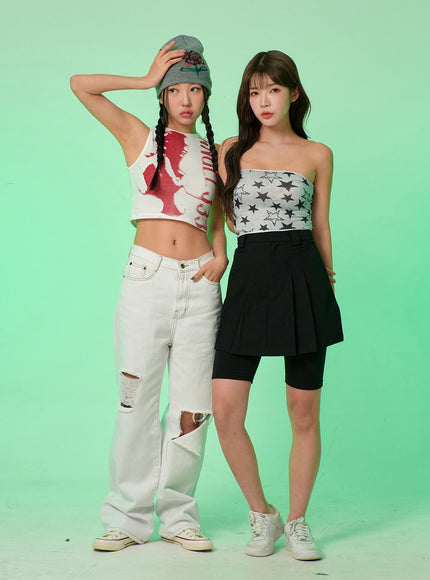 簡約機車褲 BY303