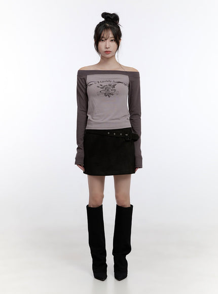 buckle-suede-mini-skirt-co418