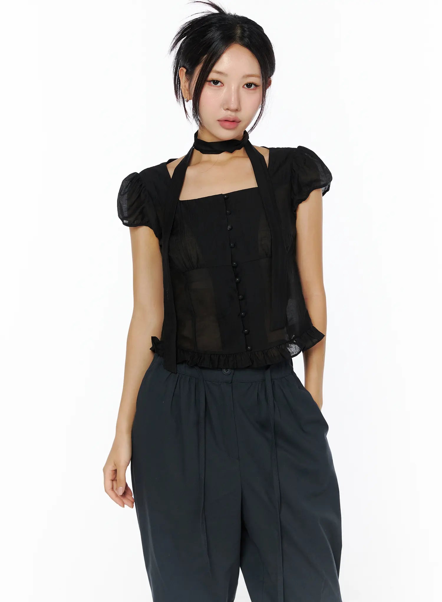 square-neck-ruffle-top-with-scarf-cu512