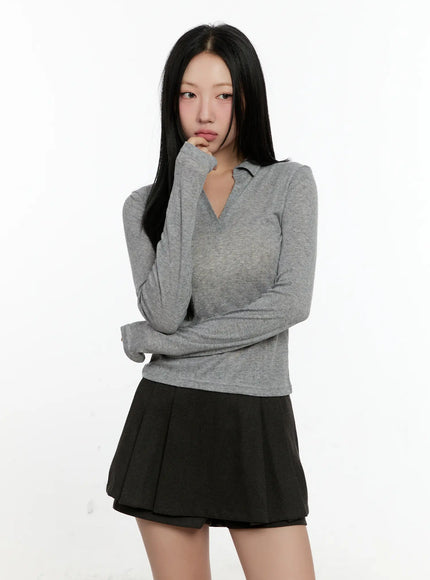 trendy-slit-collar-crop-top-cn505