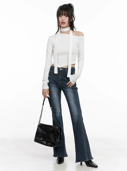 off-shoulder-scarf-long-sleeve-top-cg519