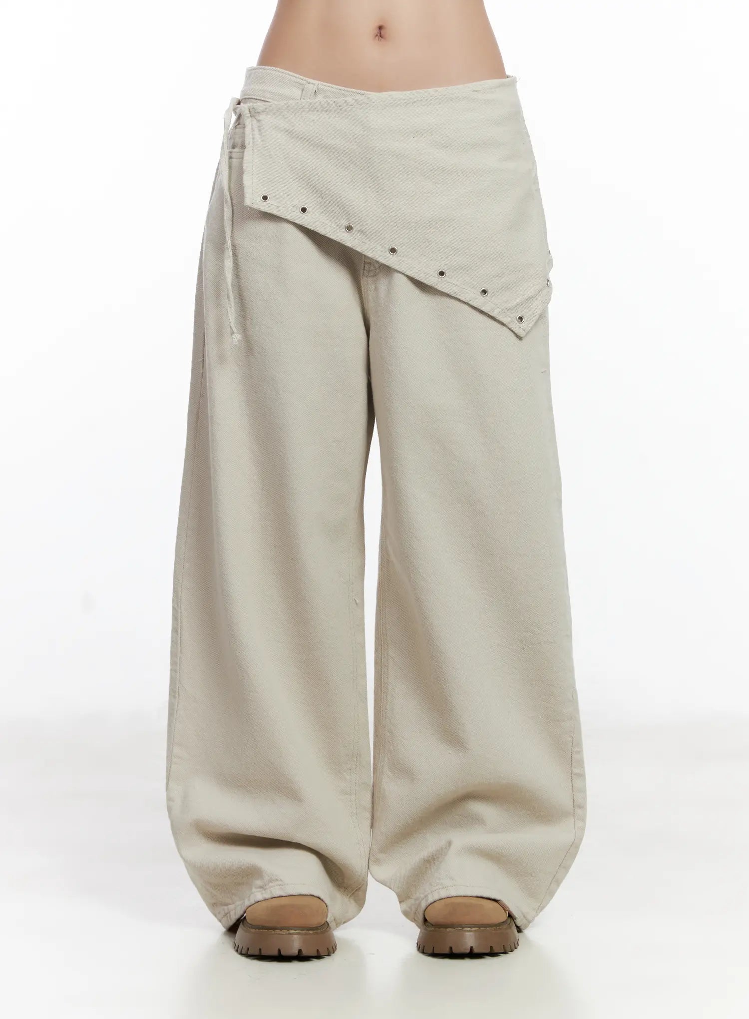 terry-scarf-layered-pants-cj530