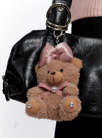 ribbon-fluffy-teddy-bear-keychain-io527