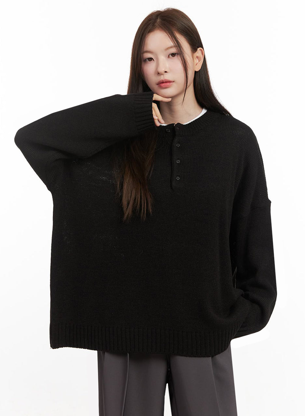 oversized-half-button-sweater-ij527