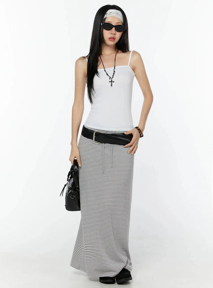 striped-drawstring-maxi-skirt-iu522