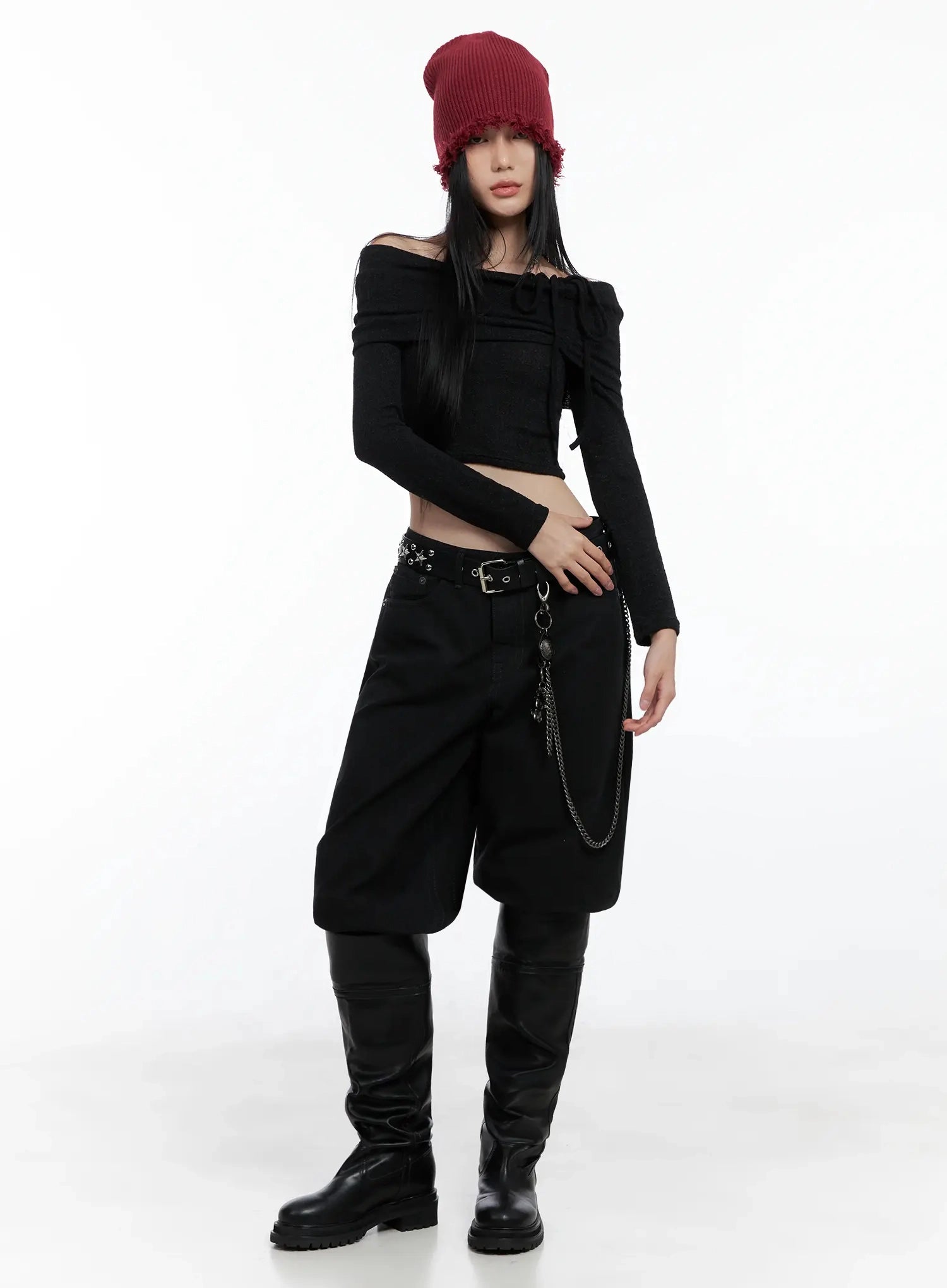 ribbon-off-shoulder-knit-top-is525