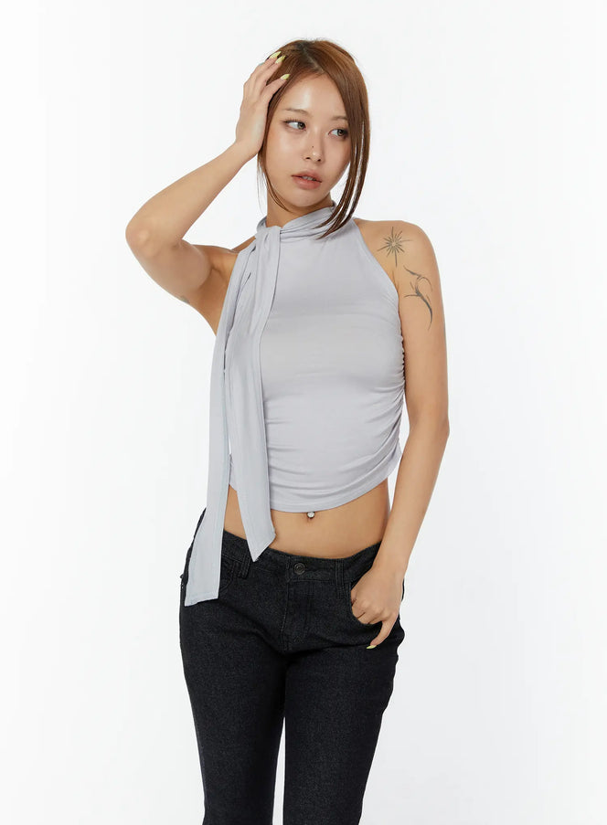 sleeveless-shirred-halter-top-cy520