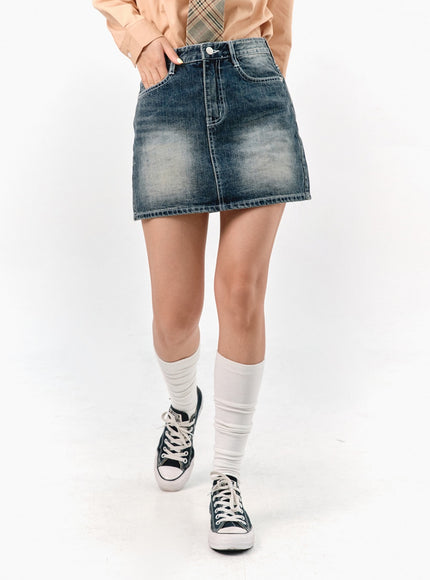 washed-denim-mini-skirt-is301