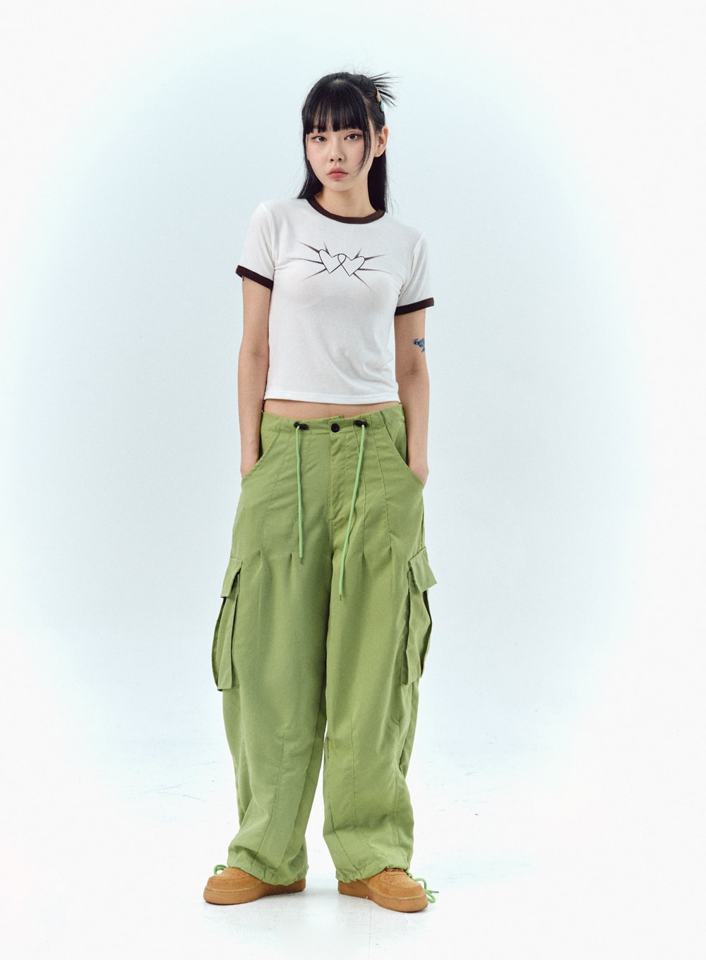 Blooming Jelly Cargo Pants for Women with Pockets High Waist Y2K