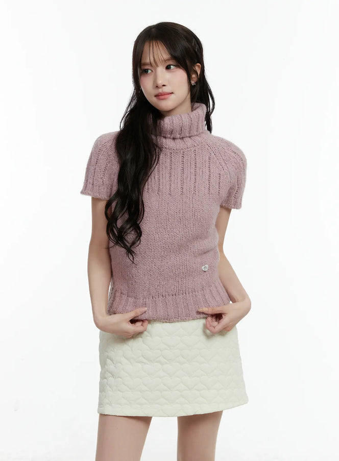 short-sleeve-turtleneck-knit-top-cd523