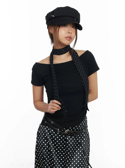 polka-dot-sheet-thin-scarf-cm520