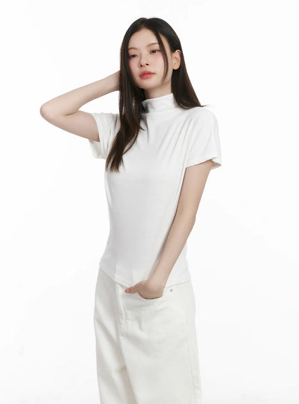 basic-mock-neck-short-sleeve-top-cj507