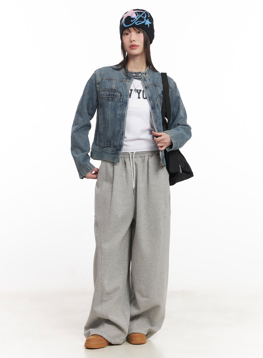 Unisex Relaxed-Fit Oversized Sweatpants CM519 by Lewkin