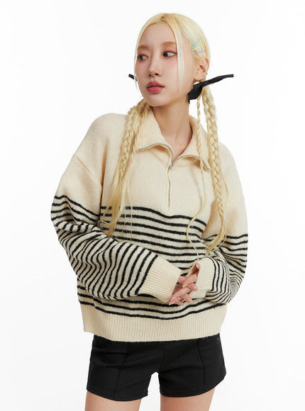 striped-collar-knit-polo-top-if408