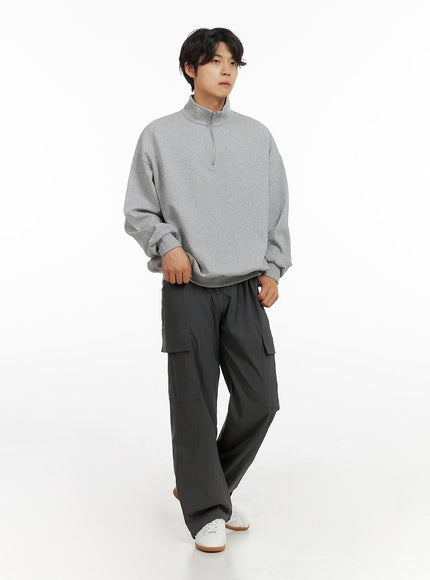 mens-cozy-zip-up-solid-sweatshirt-gray-ig409