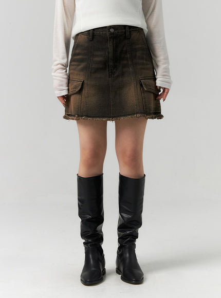 cargo-washed-denim-mini-skirt-cs314