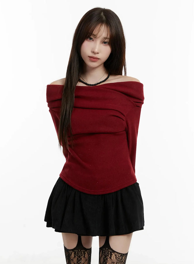 fleece-off-shoulder-long-sleeve-top-ij521