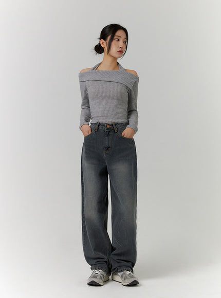 off-shoulder-halter-neck-crop-sweater-cd312