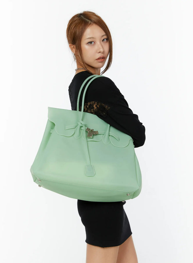 belted-oversized-jelly-bag-cy521