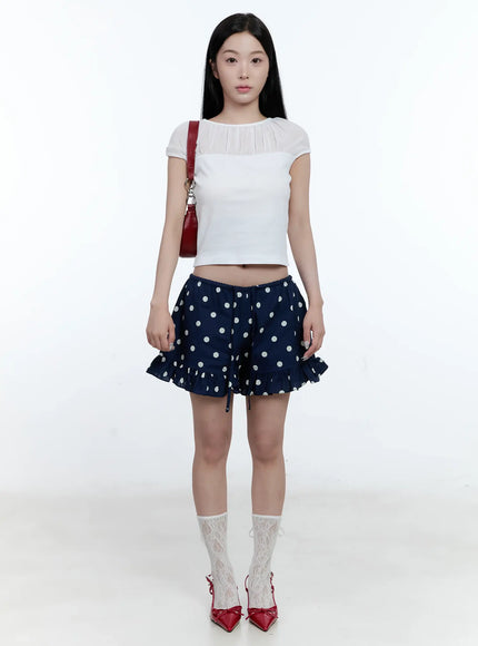 polka-dot-ruffle-shorts-cg501