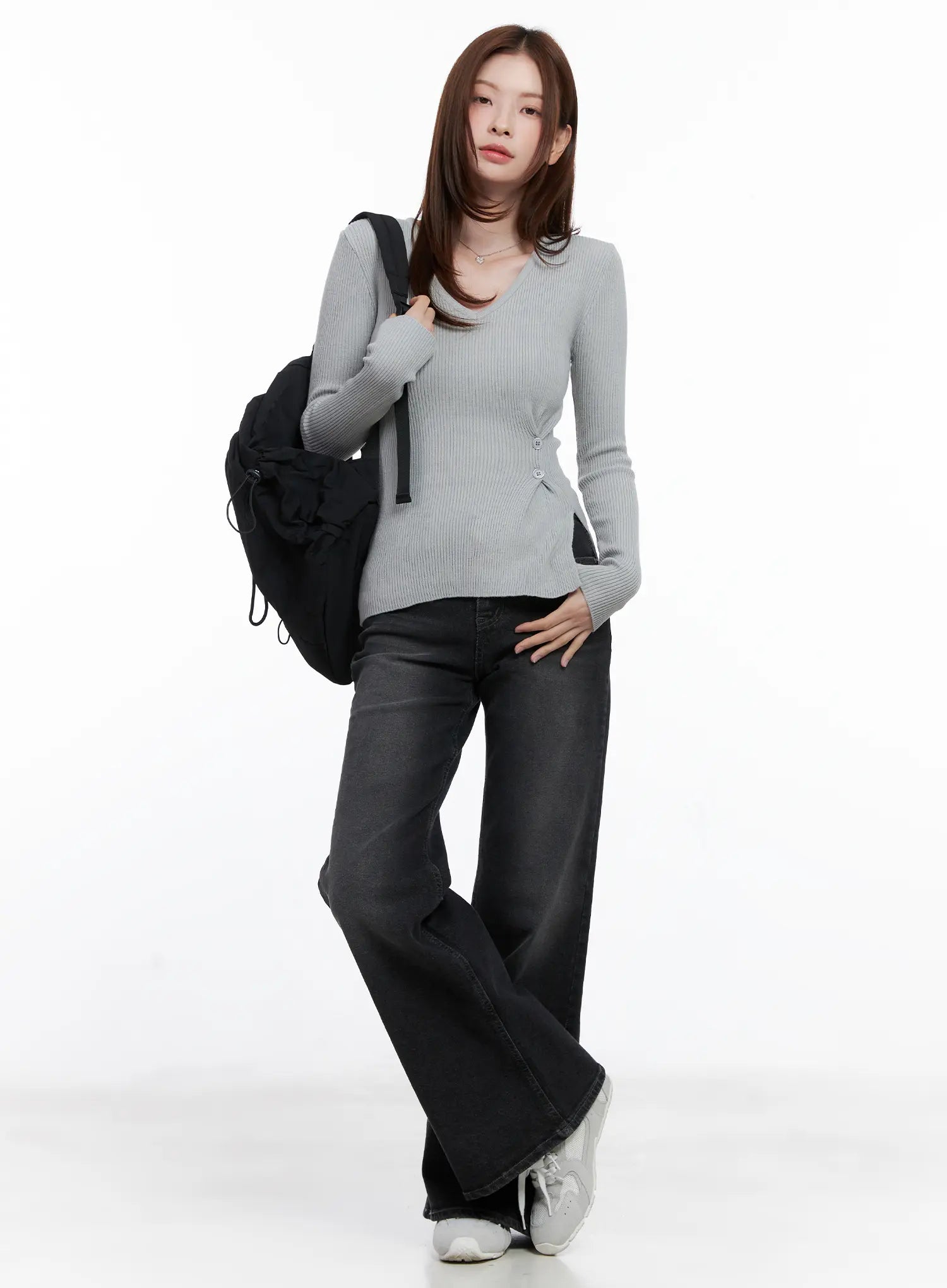 ribbed-v-neck-long-sleeve-knit-top-cg521