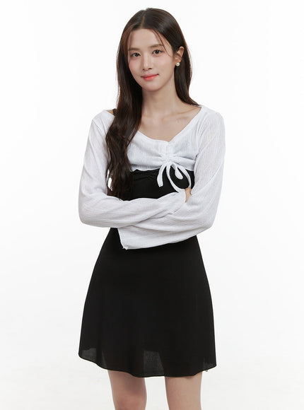 sleek-shirred-sleeve-blouse-os416