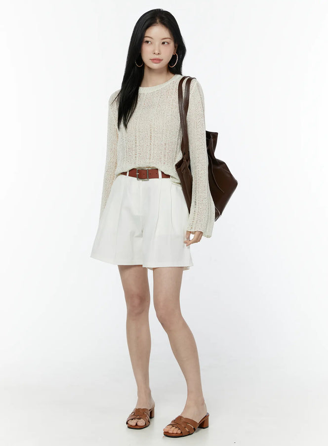 pleated-white-cotton-shorts-iu505