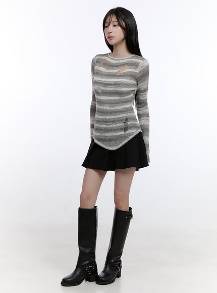 stripe-destroyed-long-sleeve-knit-top-co419