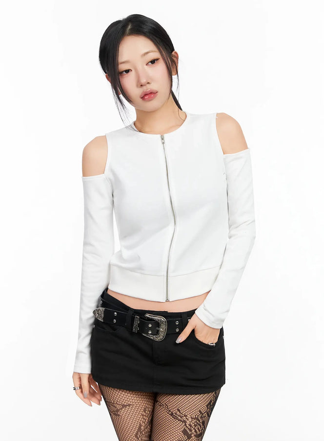 chic-shoulder-cut-out-zip-up-top-ia507