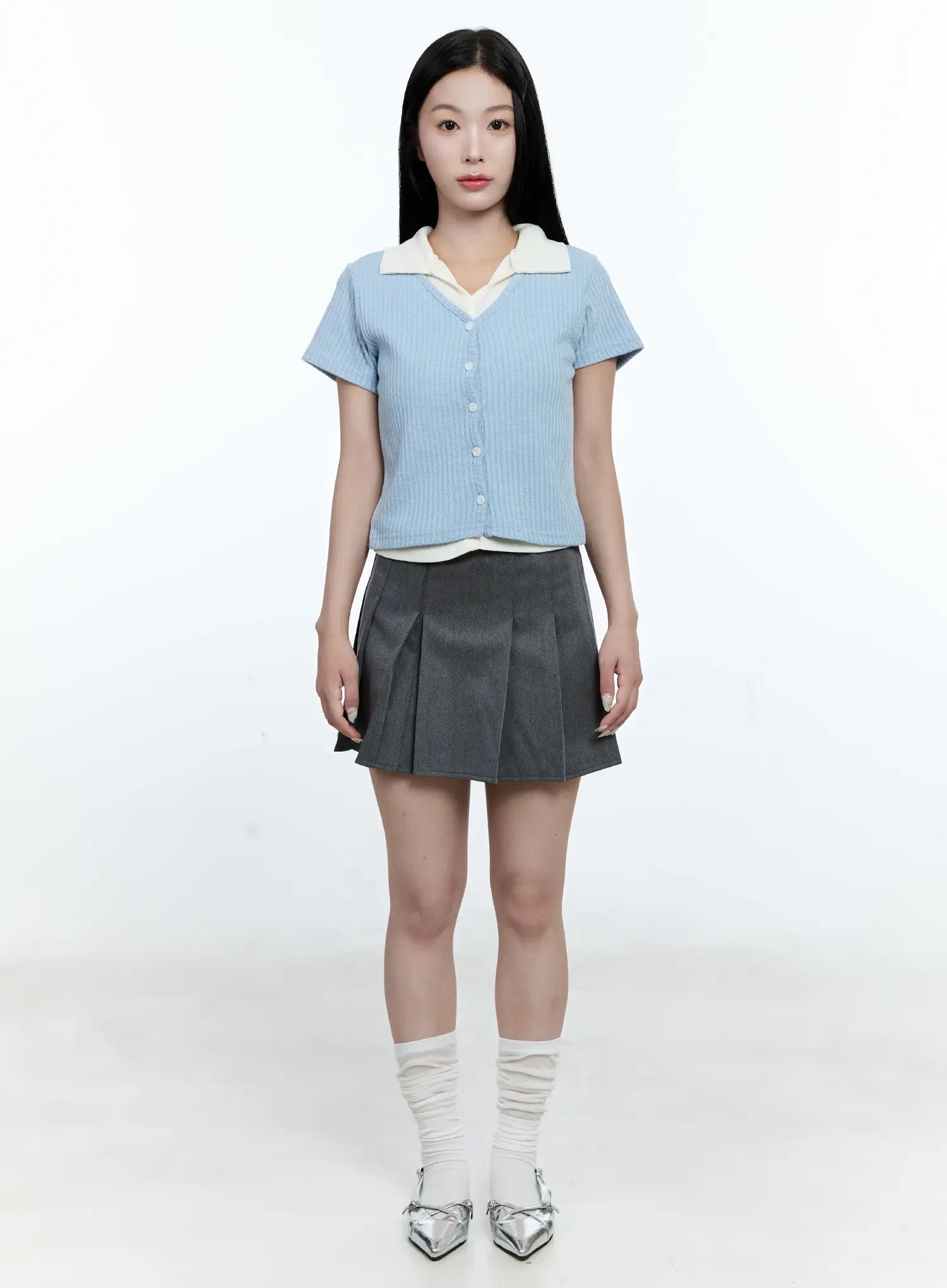 layered-collar-cardigan-tee-cg511