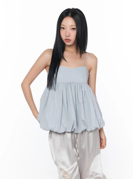 elegant-balloon-hem-sleeveless-top-cy512