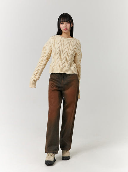 mid-waist-washed-button-wide-leg-jeans-cj405