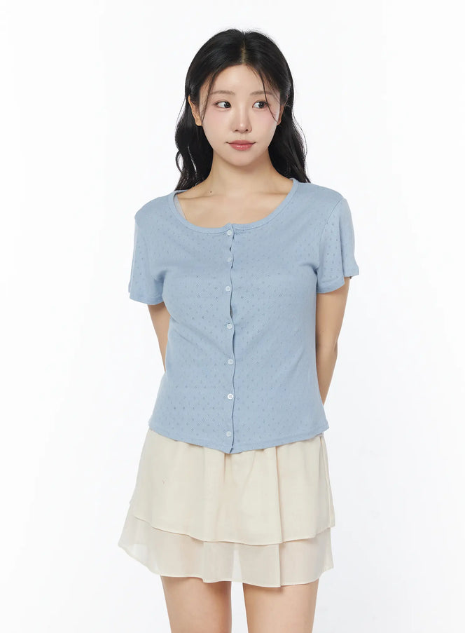 short-sleeve-pointelle-cardigan-cy522