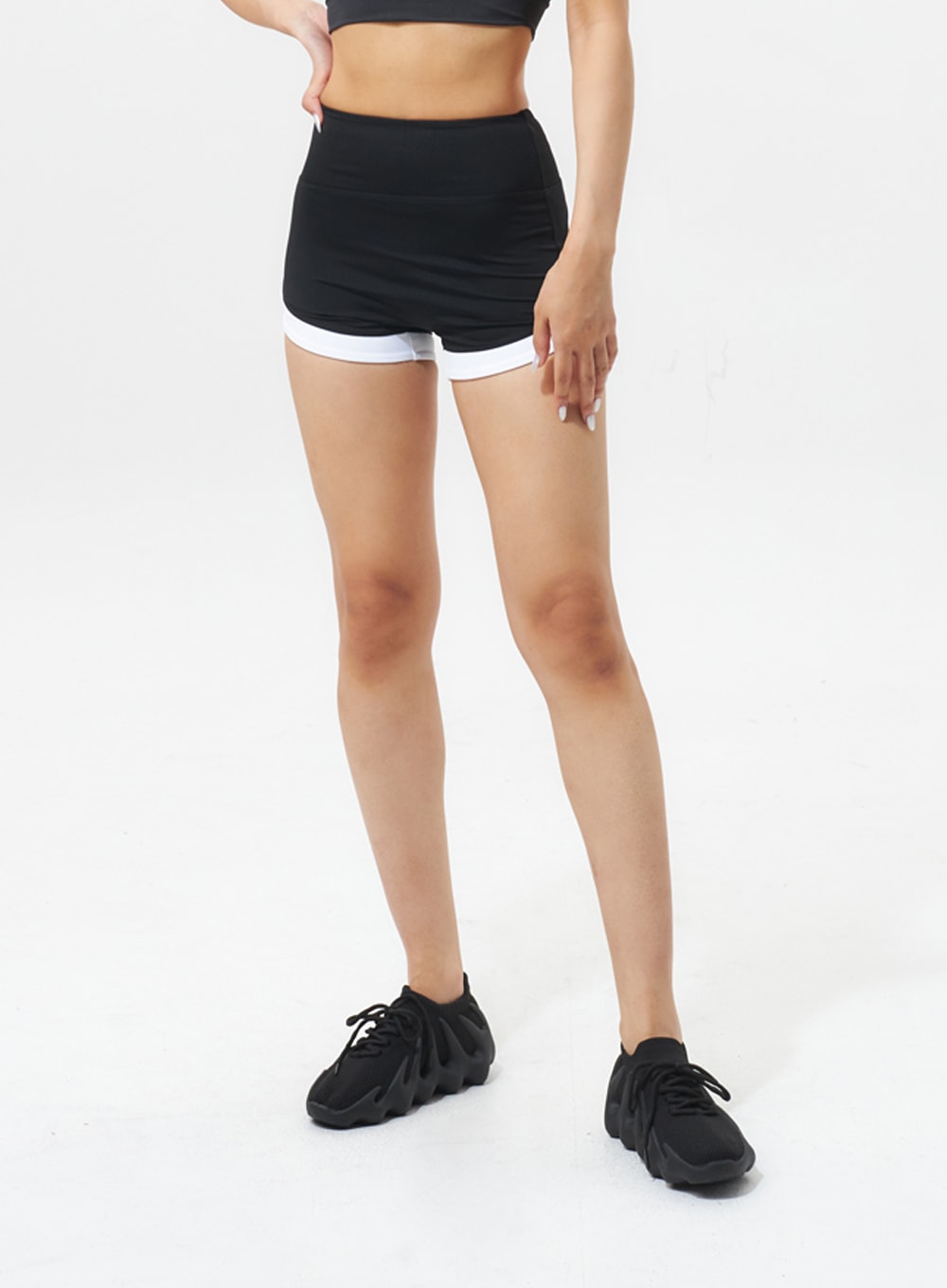 Split Color Shorts 