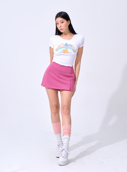 Pony Graphic Cropped Tee IA324