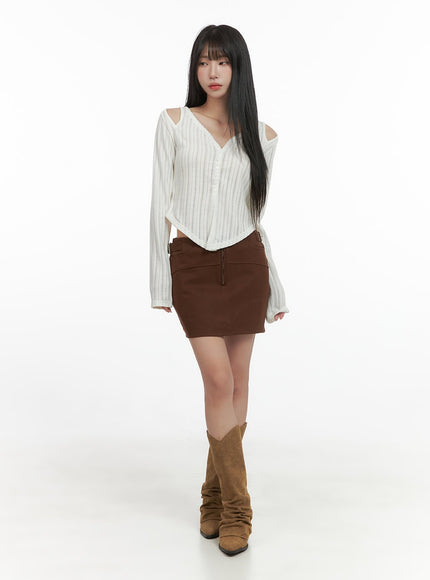 v-neck-layered-buttoned-cardigan-cs403