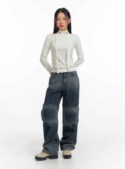 boat-neck-top-with-scarf-cf408