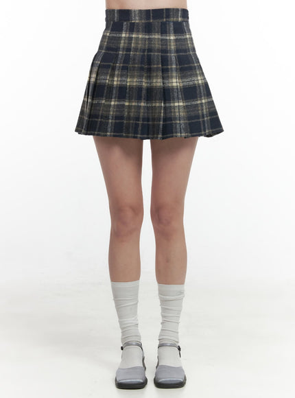 checkered-pleated-tennis-mini-skirt-oo416