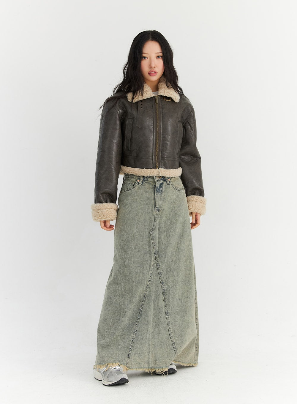 raw-hem-maxi-denim-skirt-cn303