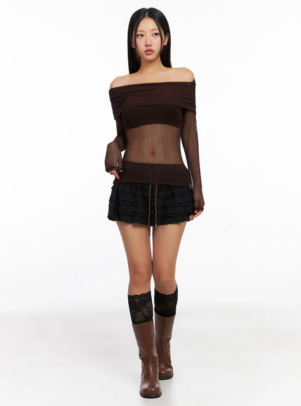 layered-ruffle-mini-skirt-ig528